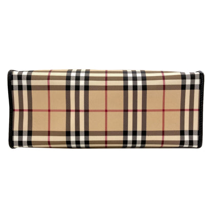 BURBERRY Burberry Check Tote Bag PVC Ladies [Used]
