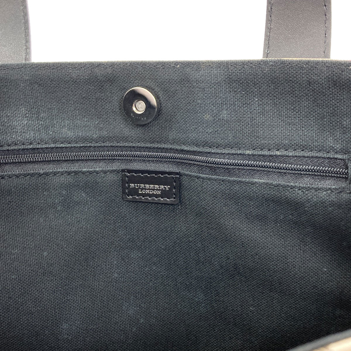 BURBERRY Burberry Check Tote Bag PVC Ladies [Used]