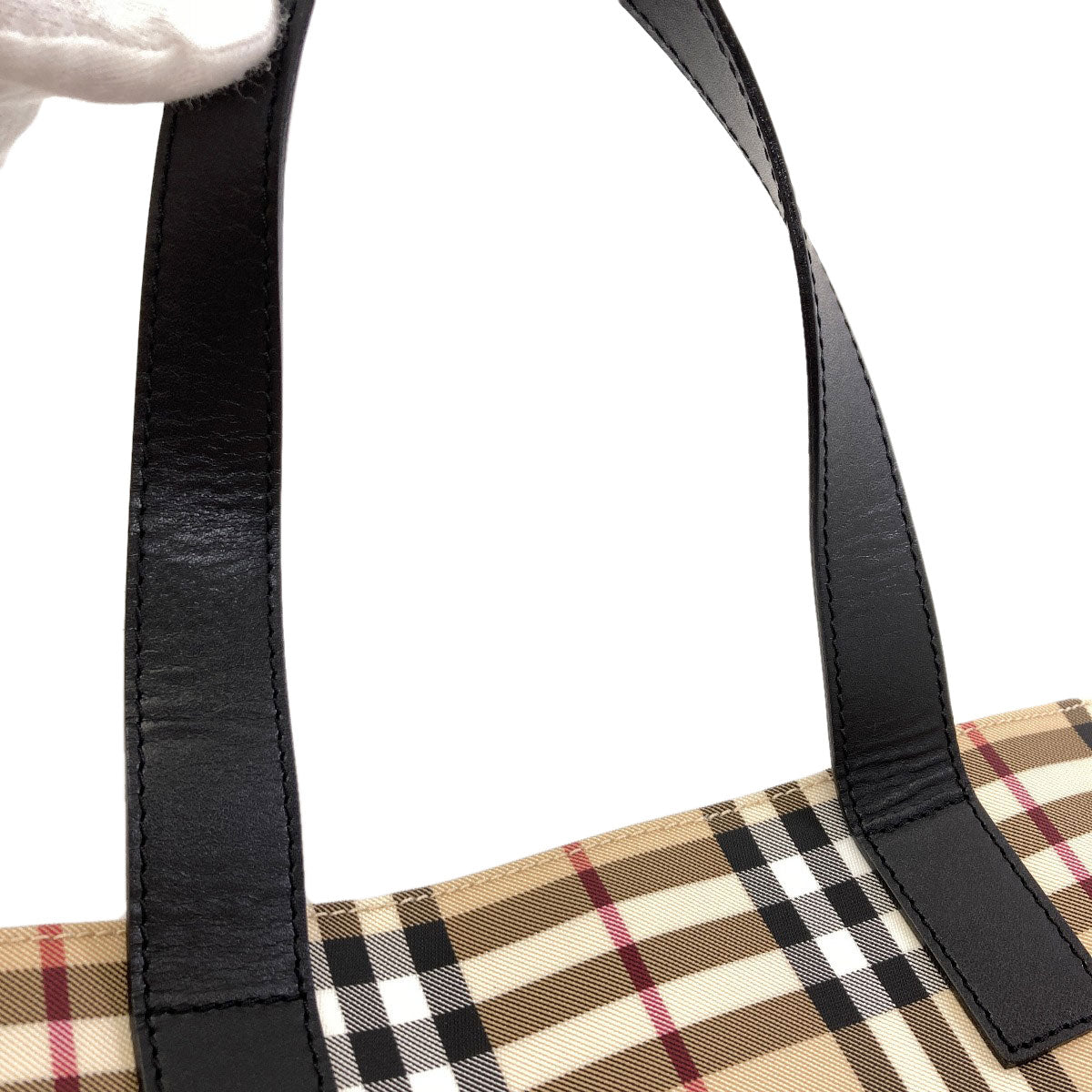 BURBERRY Burberry Check Tote Bag PVC Ladies [Used]