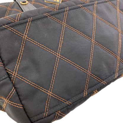 PRADA Logo hardware quilting Tote Bag Nylon Ladies [Used]