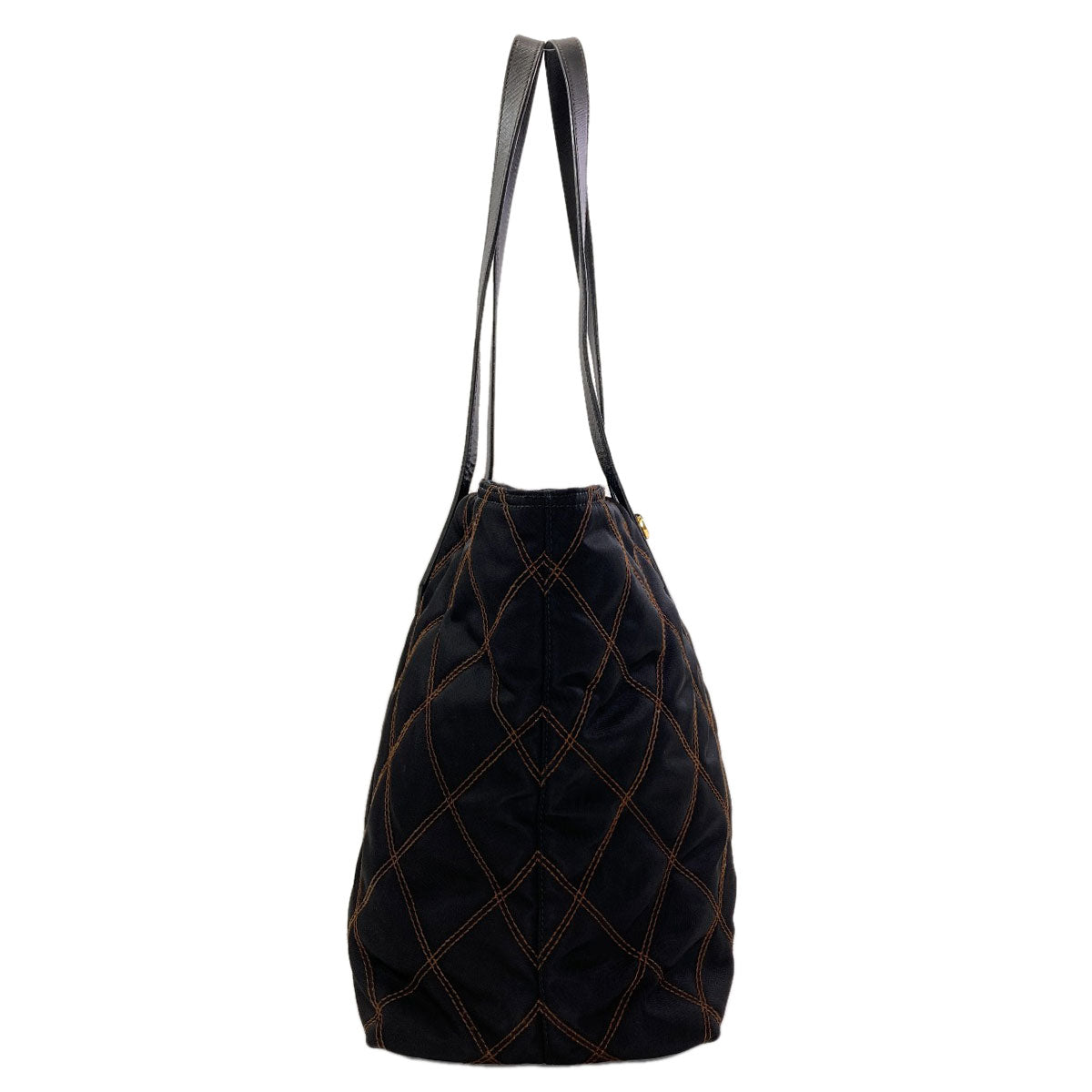 PRADA Logo hardware quilting Tote Bag Nylon Ladies [Used]