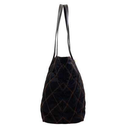 PRADA Logo hardware quilting Tote Bag Nylon Ladies [Used]