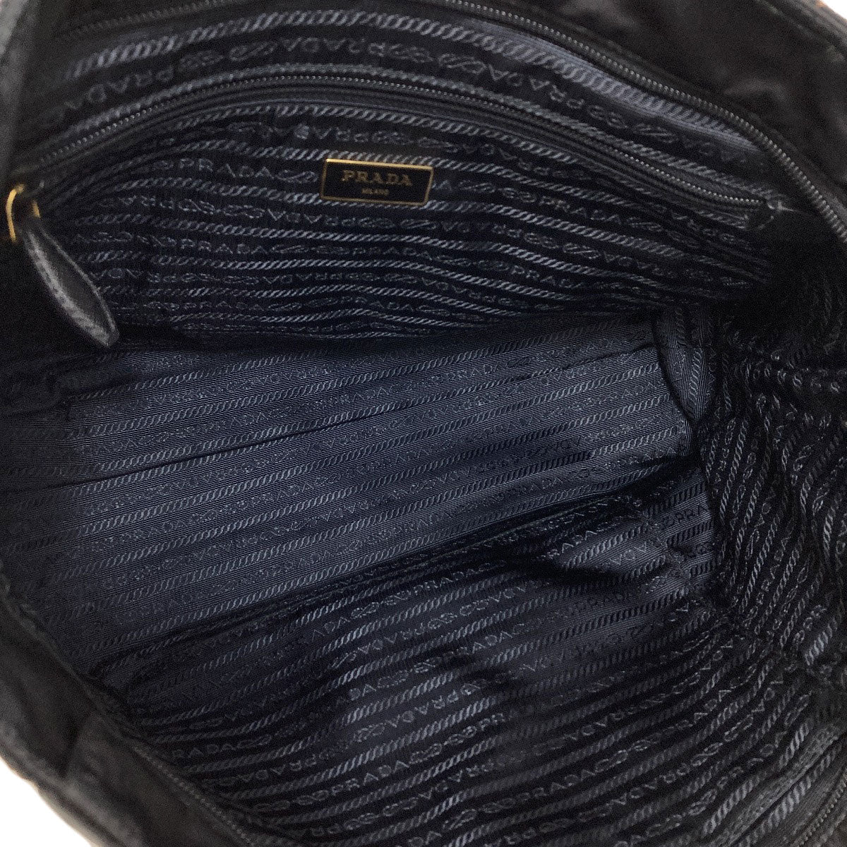 PRADA Logo hardware quilting Tote Bag Nylon Ladies [Used]