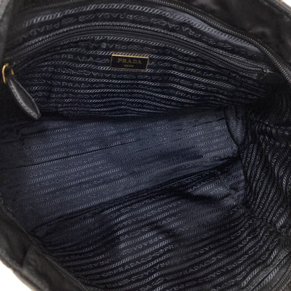 PRADA Logo hardware quilting Tote Bag Nylon Ladies [Used]
