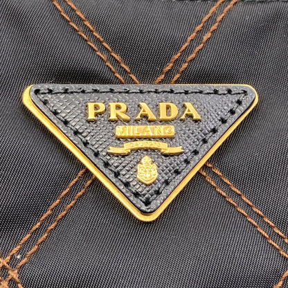 PRADA Logo hardware quilting Tote Bag Nylon Ladies [Used]
