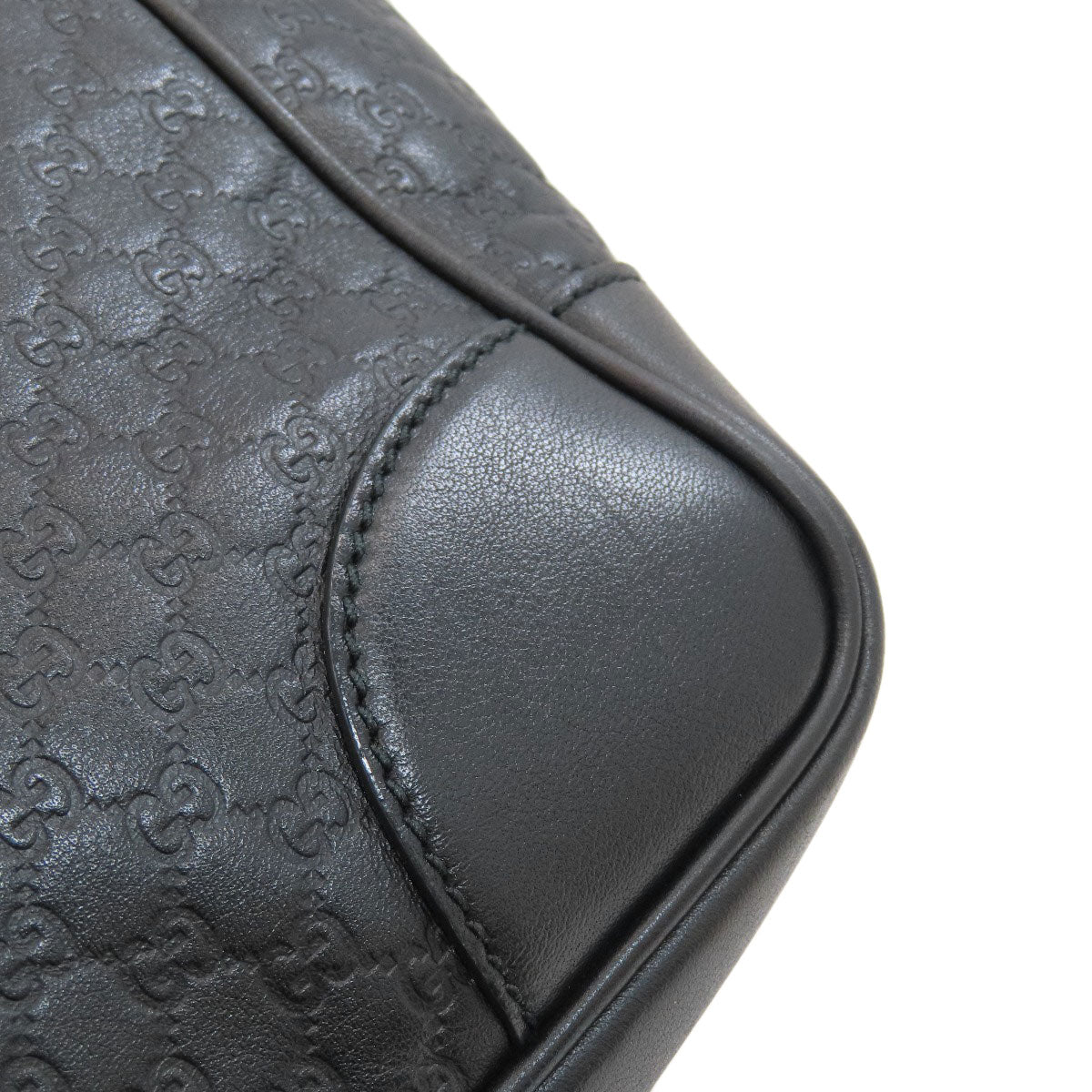 GUCCI 449241 Outlet GG Signature Microsima 2WAY Handbag Leather Ladies [Used]