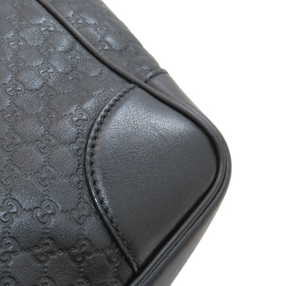 GUCCI 449241 Outlet GG Signature Microsima 2WAY Handbag Leather Ladies [Used]