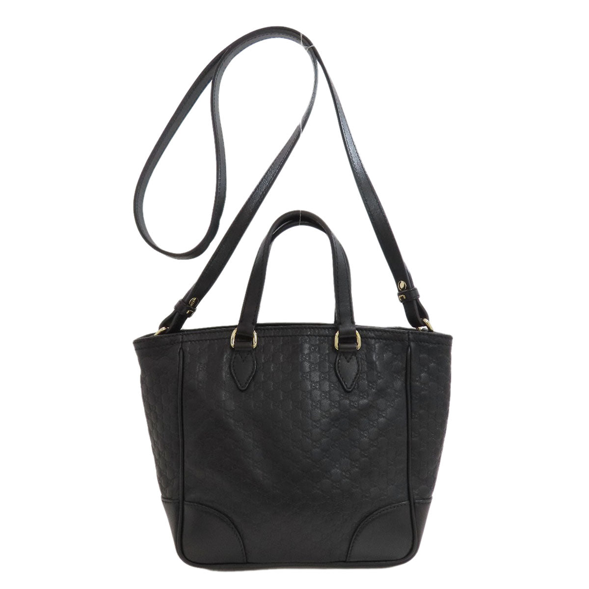 GUCCI 449241 Outlet GG Signature Microsima 2WAY Handbag Leather Ladies [Used]