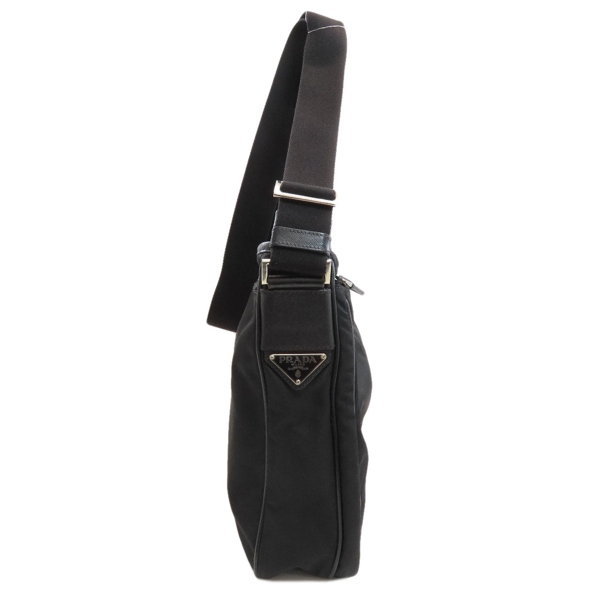 PRADA Long Shoulder Logo Hardware Shoulder Bag Nylon Ladies [Used]