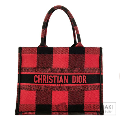 CHRISTIAN DIOR Book tote Tote Bag Canvas Ladies [Used]