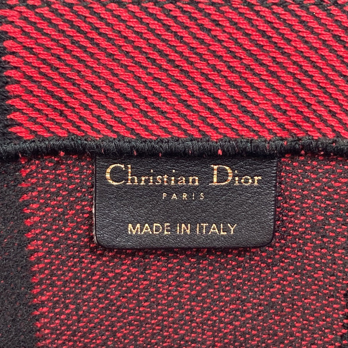 CHRISTIAN DIOR Book tote Tote Bag Canvas Ladies [Used]