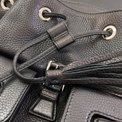 GUCCI 370833 Bamboo Fringe Backpack Â· Daypack Calf Ladies [Used]