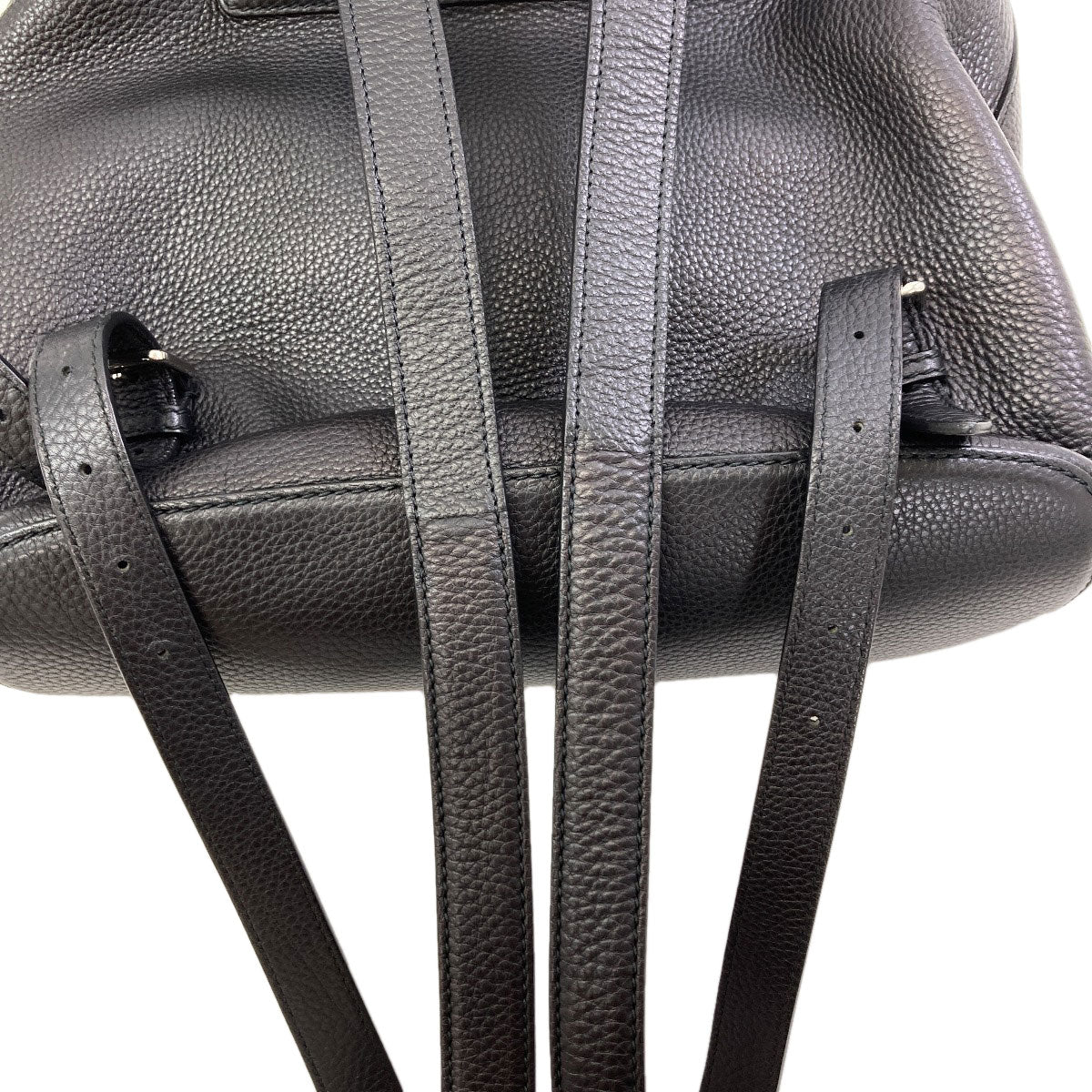 GUCCI 370833 Bamboo Fringe Backpack Â· Daypack Calf Ladies [Used]