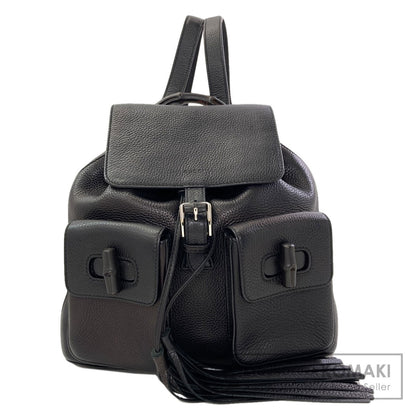 GUCCI 370833 Bamboo Fringe Backpack Â· Daypack Calf Ladies [Used]
