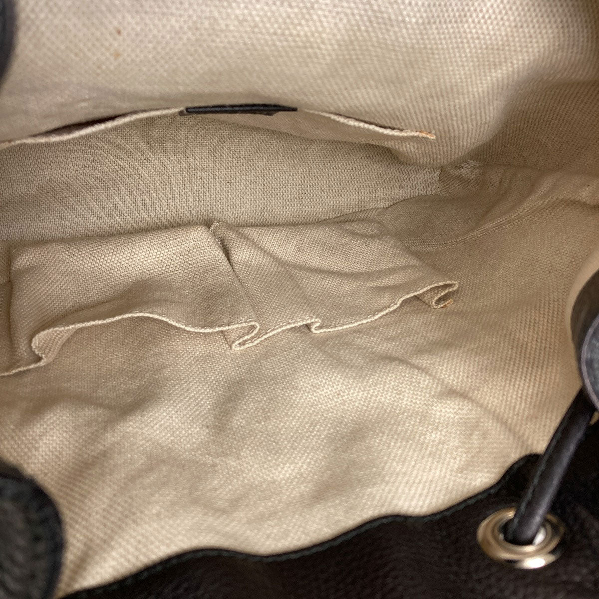 GUCCI 370833 Bamboo Fringe Backpack Â· Daypack Calf Ladies [Used]