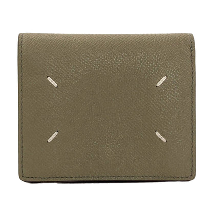 MaisonMargiela 4 stitches Bifold Wallet with Coin Pocket Leather Ladies [Used]