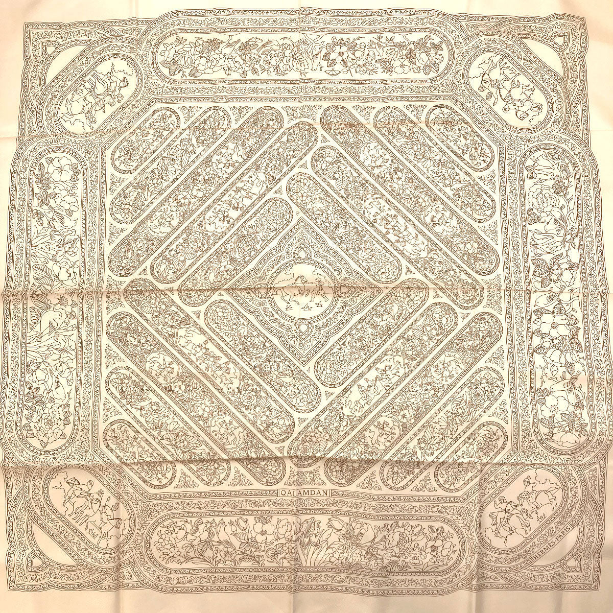 HERMES Carre90 Column Scarf Silk Ladies [Used]