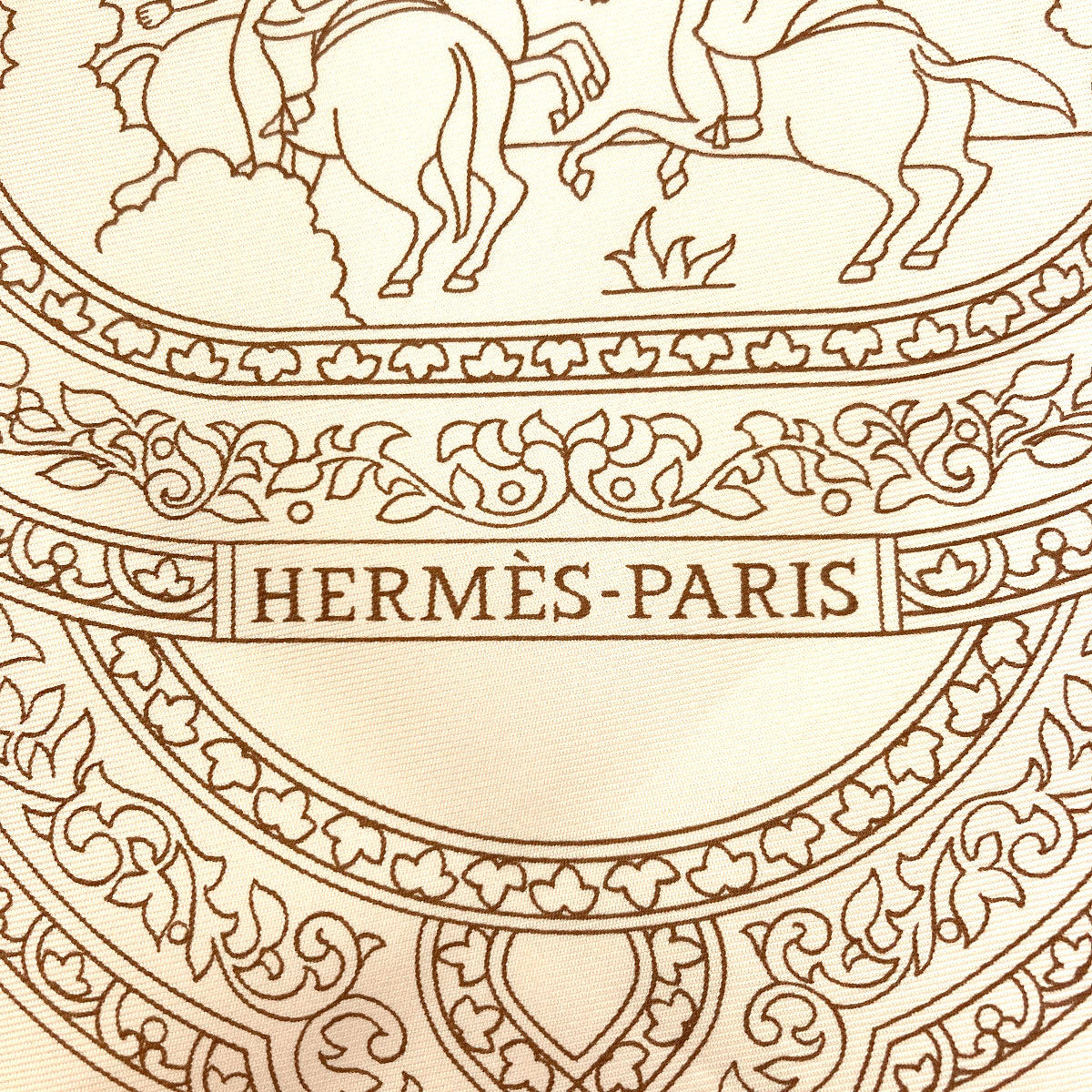 HERMES Carre90 Column Scarf Silk Ladies [Used]