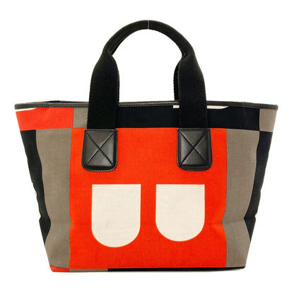 BALLY B logo Handbag Canvas LeatherLadies [Used]