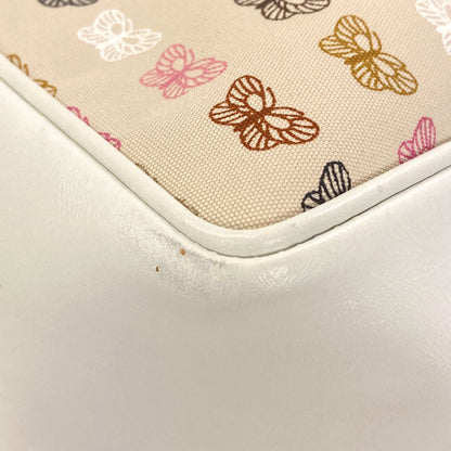 BOTTEGA VENETA Butterfly pattern Tote Bag Canvas Ladies [Used]