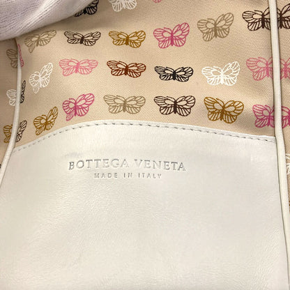 BOTTEGA VENETA Butterfly pattern Tote Bag Canvas Ladies [Used]