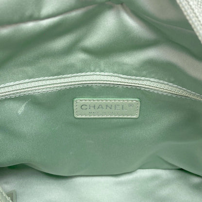 CHANEL Paris Biarritz SilverHardware Tote Bag Canvas Ladies [Used]