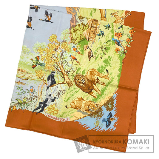 HERMES Carre90 Africa Scarf Silk Ladies [Used]