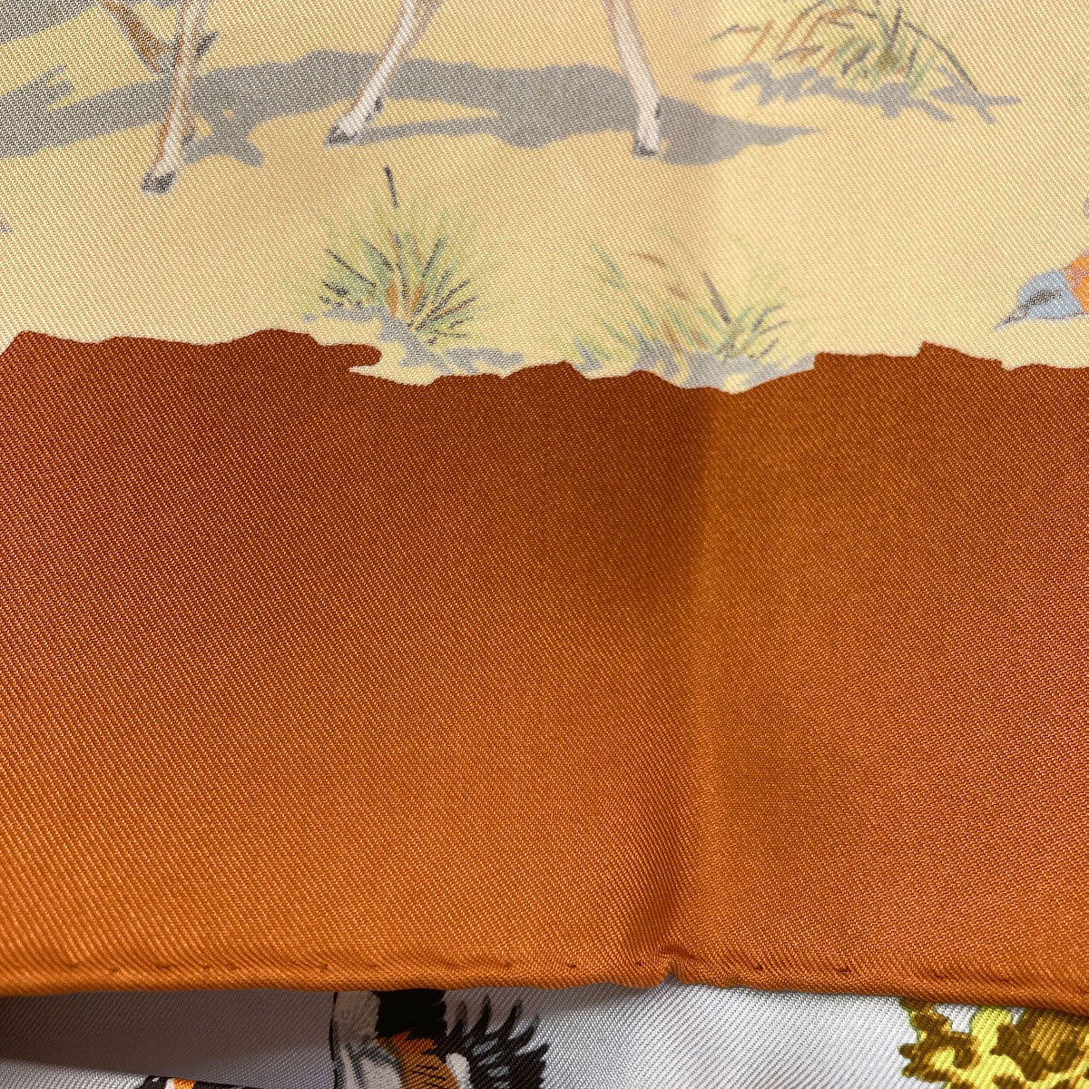 HERMES Carre90 Africa Scarf Silk Ladies [Used]