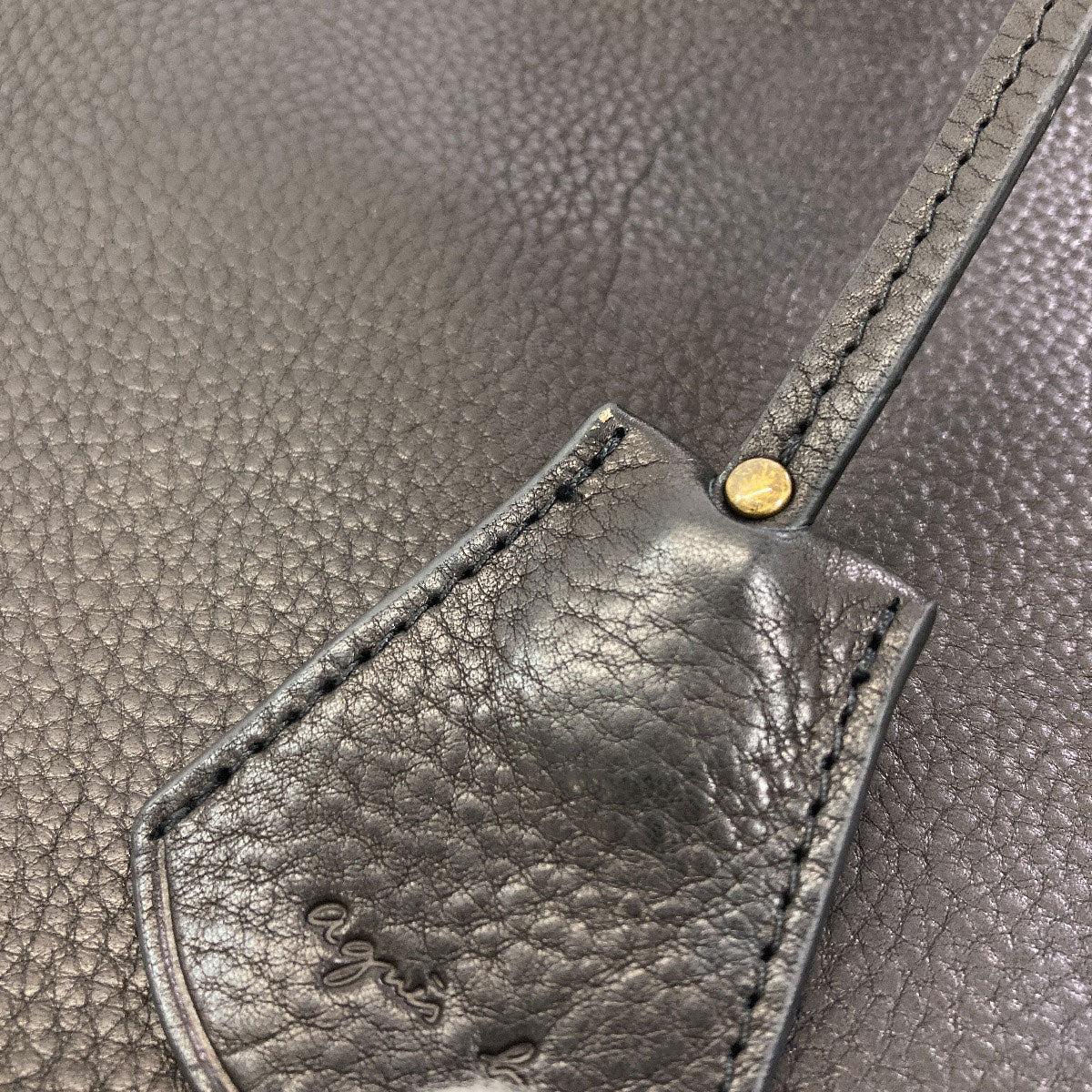 agnes b. 2WAY Handbag Leather Ladies [Used]