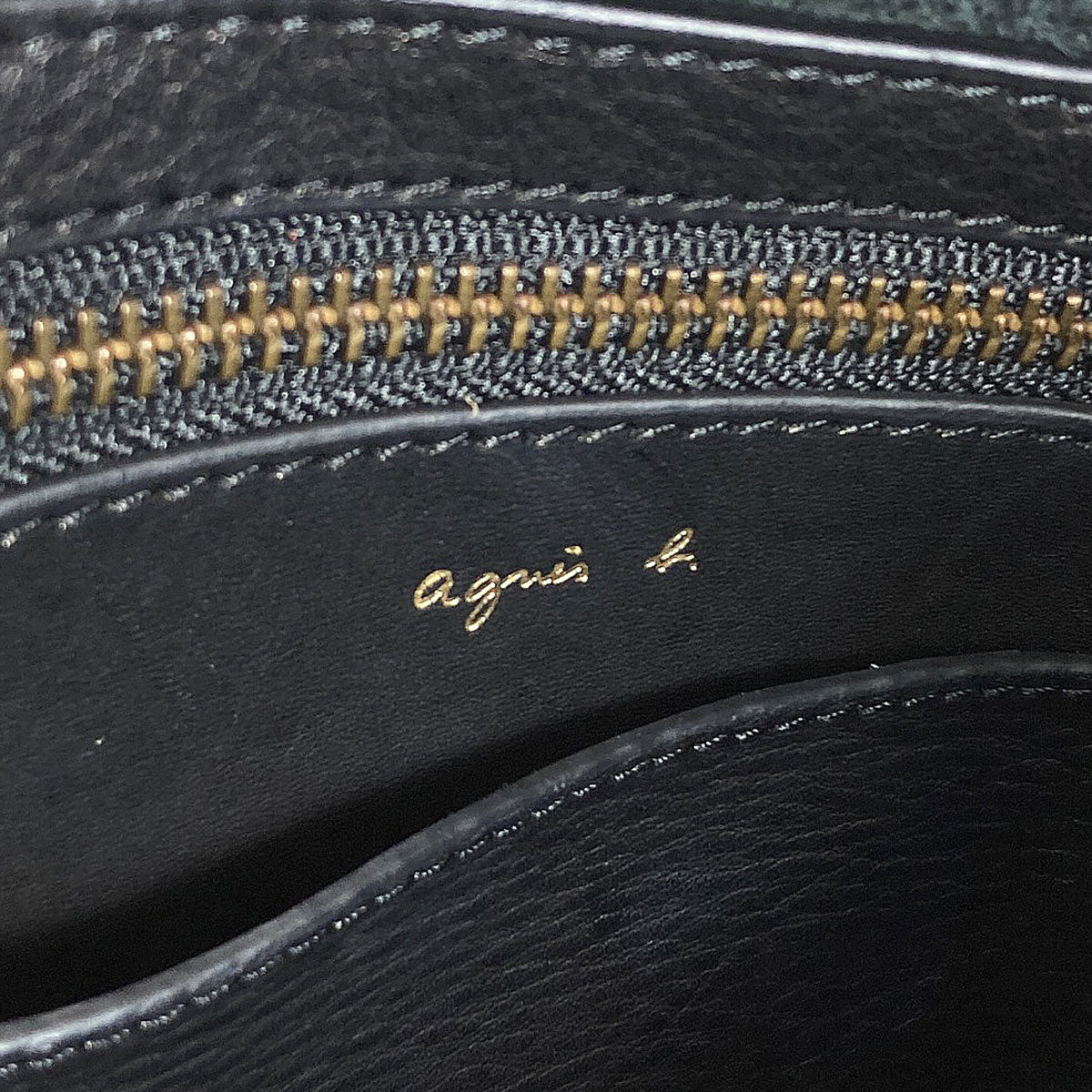 agnes b. 2WAY Handbag Leather Ladies [Used]