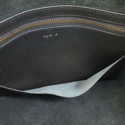 agnes b. 2WAY Handbag Leather Ladies [Used]