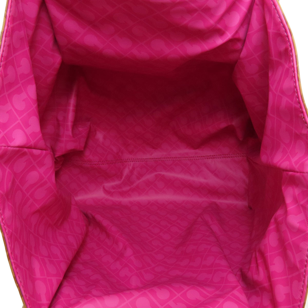 GHERARDINI Logo motif softy reversible Handbag Polyester Polyurethane coatingLadies [Used]