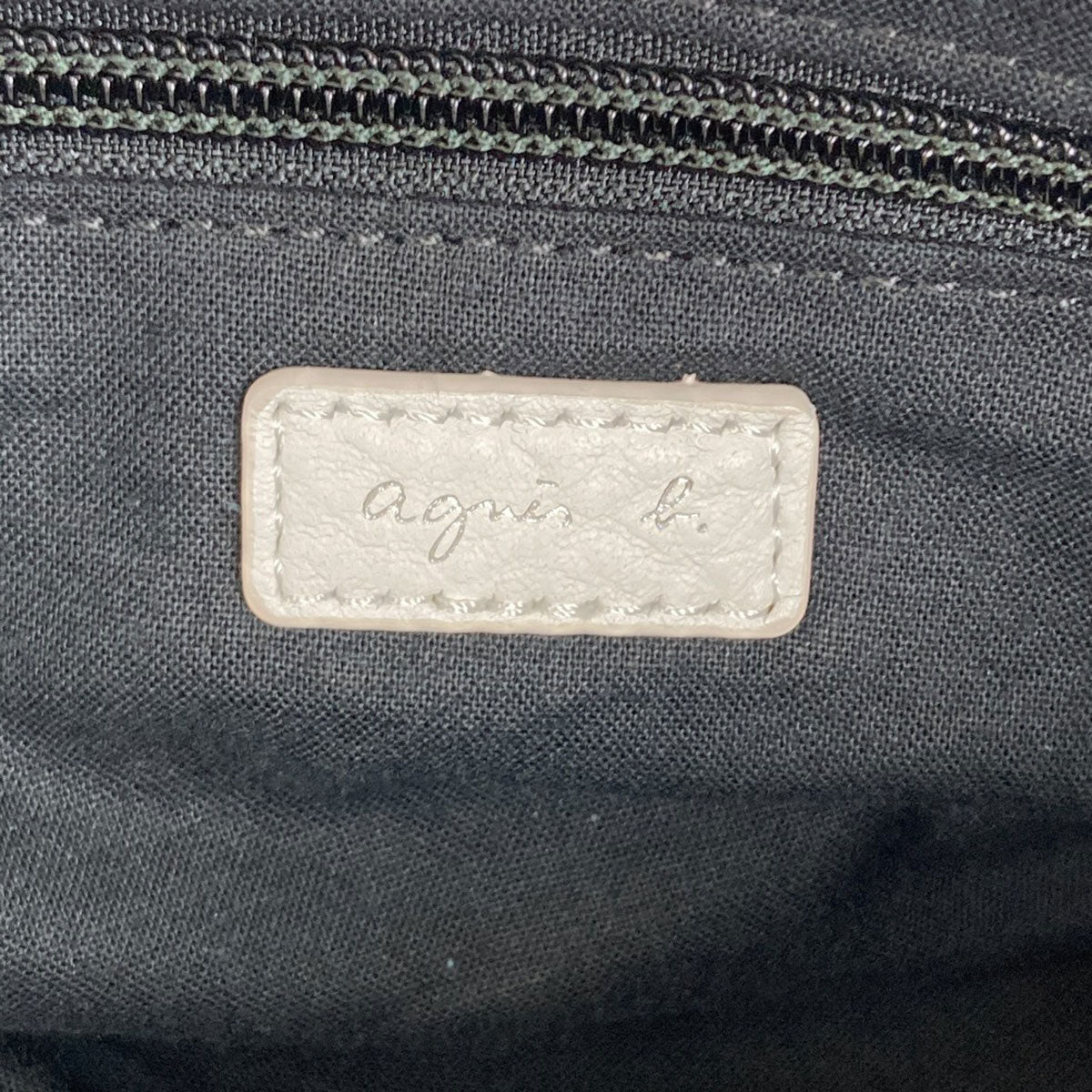 agnes b. 2WAY Shoulder Bag Leather Ladies [Used]