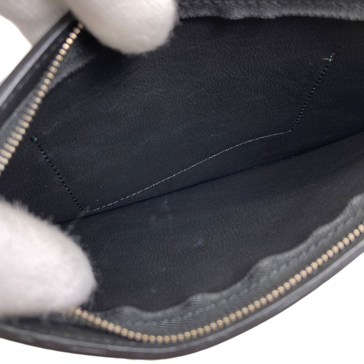 agnes b. border Handbag Leather Ladies [Used]