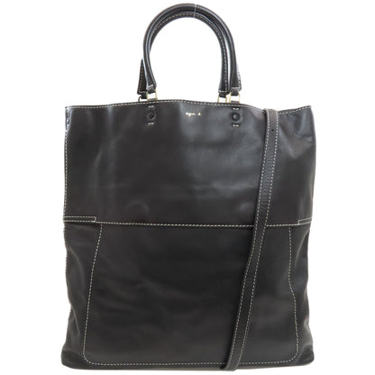 agnes b. 2WAY Handbag Leather Ladies [Used]