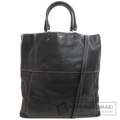 agnes b. 2WAY Handbag Leather Ladies [Used]
