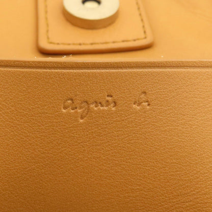 agnes b. 2WAY Tote Bag Leather Ladies [Used]