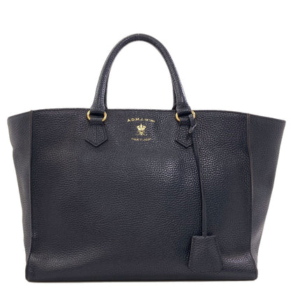 ADMJ logo Handbag Leather Ladies [Used]
