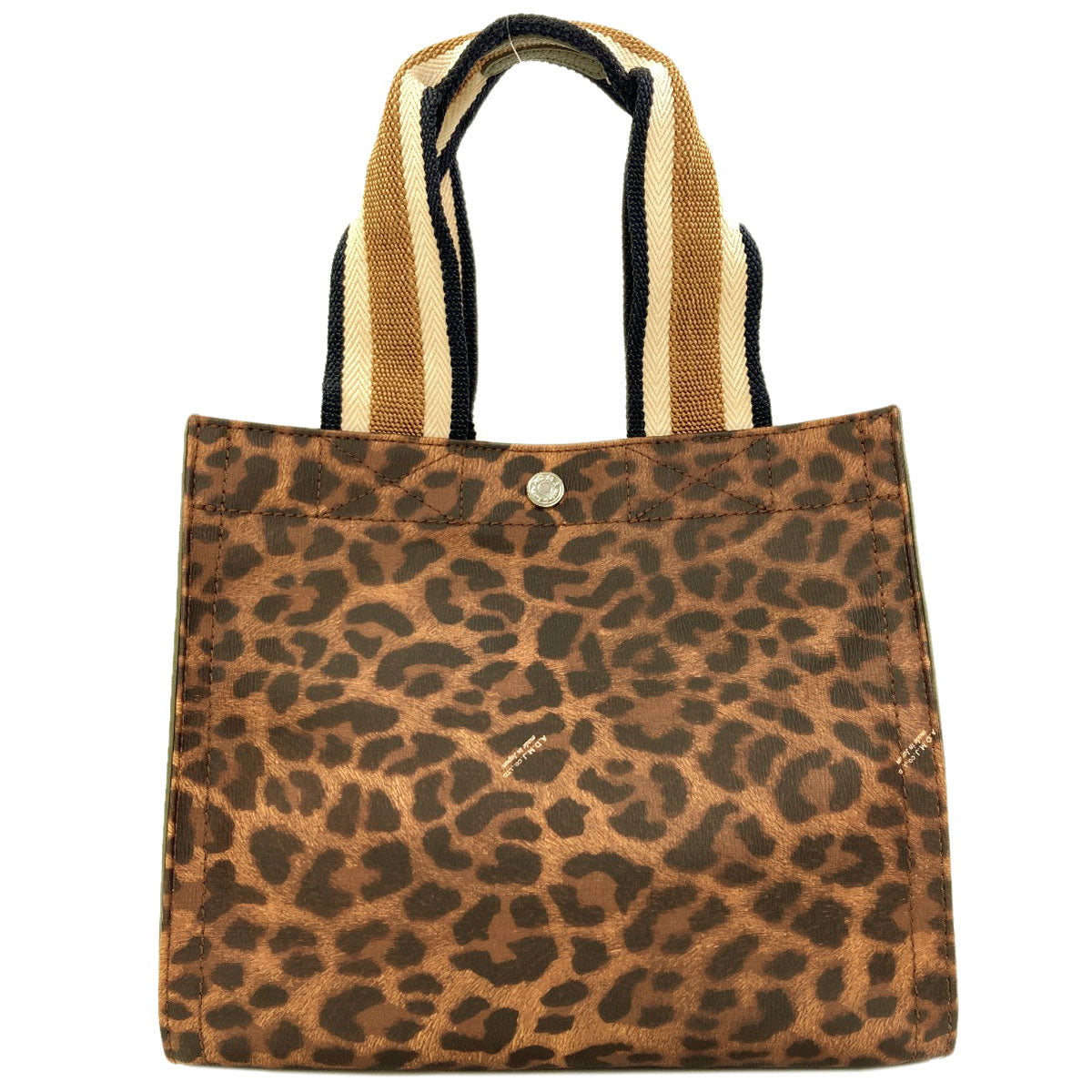 ADMJ Power Jet Leopard Pattern Handbag PVC Ladies [Used]