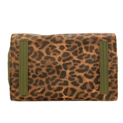 ADMJ Power Jet Leopard Pattern Handbag PVC Ladies [Used]
