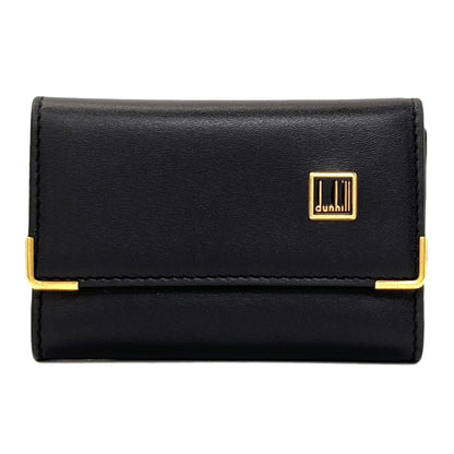 Dunhill logo key holder Leather mens [Used]