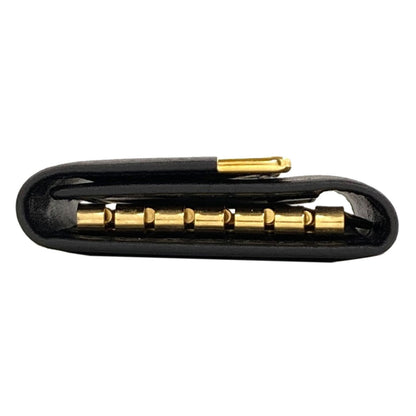 Dunhill logo key holder Leather mens [Used]