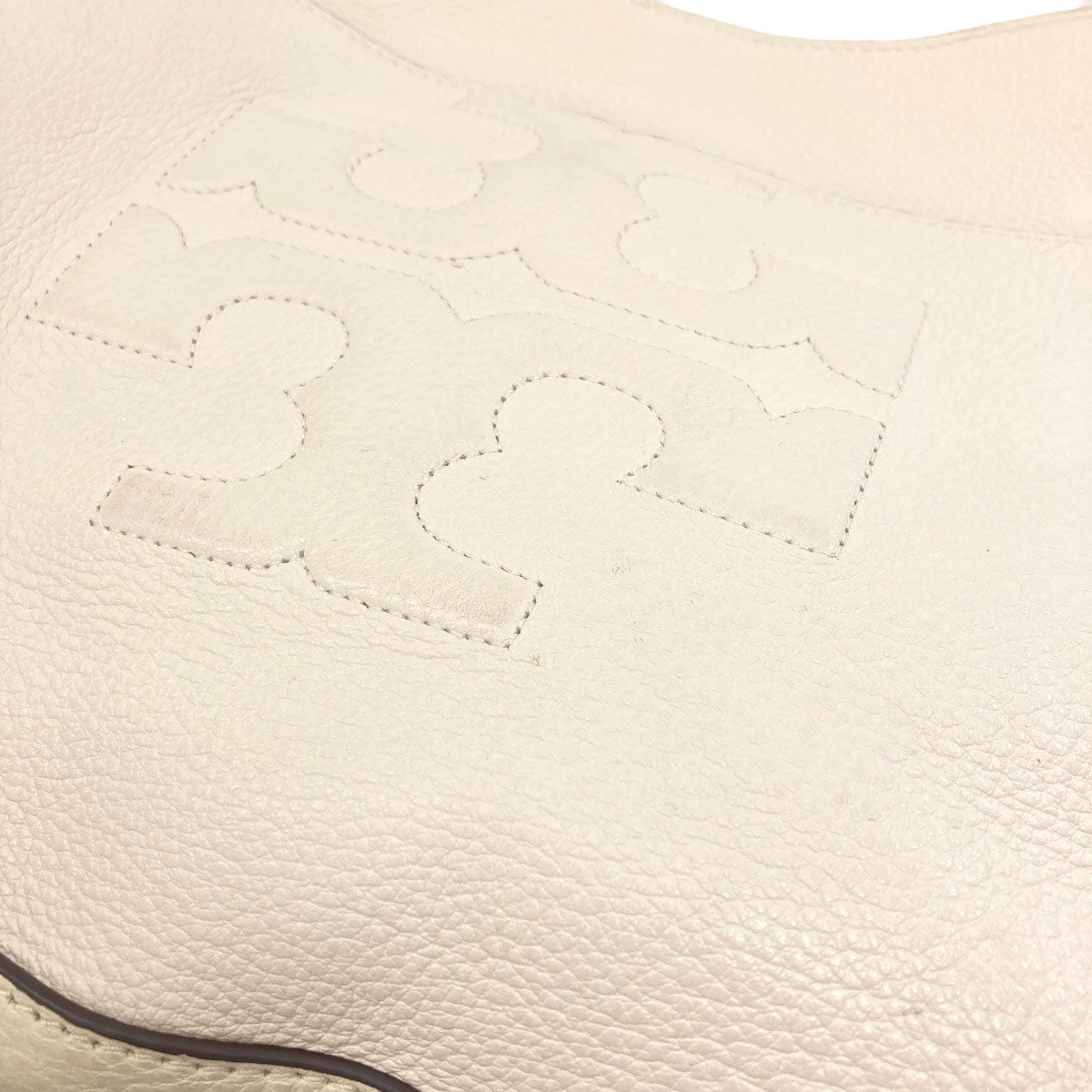 Tory Burch logo Tote Bag Leather Ladies [Used]