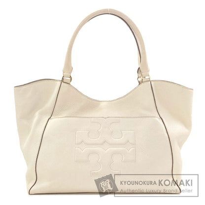 Tory Burch logo Tote Bag Leather Ladies [Used]