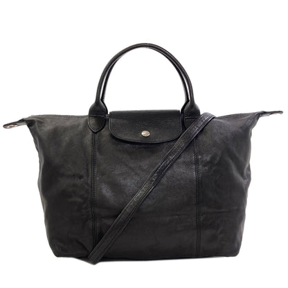Longchamp Le Pliage Cuir 2WAY Handbag Leather Ladies [Used]