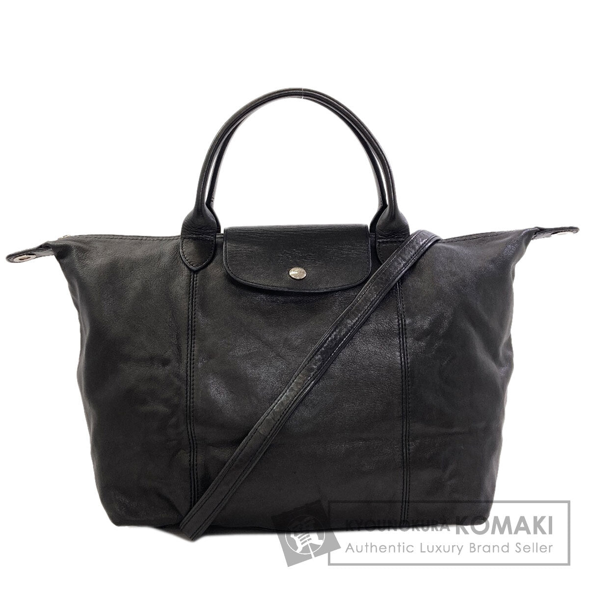 Longchamp Le Pliage Cuir 2WAY Handbag Leather Ladies [Used]
