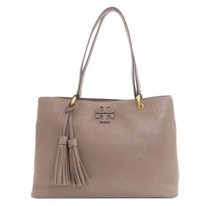 Tory Burch Mac Glow Tote Bag Leather Ladies [Used]