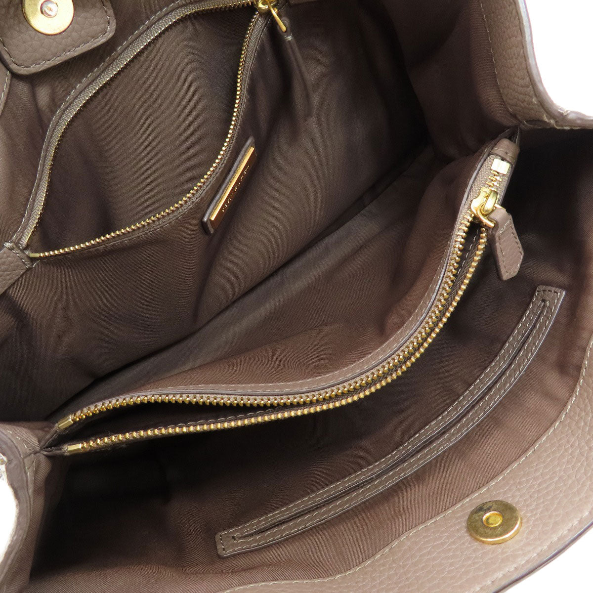 Tory Burch Mac Glow Tote Bag Leather Ladies [Used]