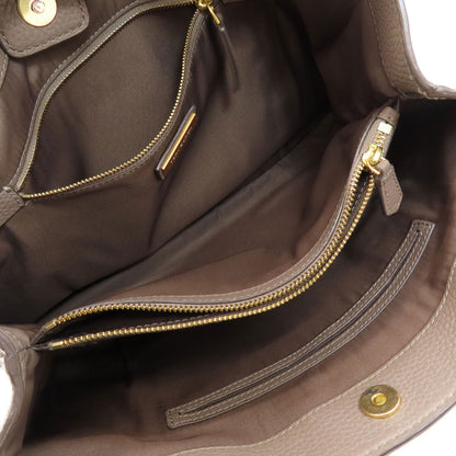 Tory Burch Mac Glow Tote Bag Leather Ladies [Used]