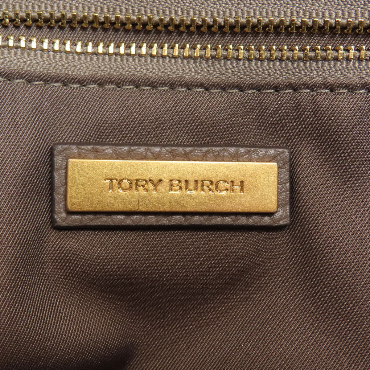 Tory Burch Mac Glow Tote Bag Leather Ladies [Used]
